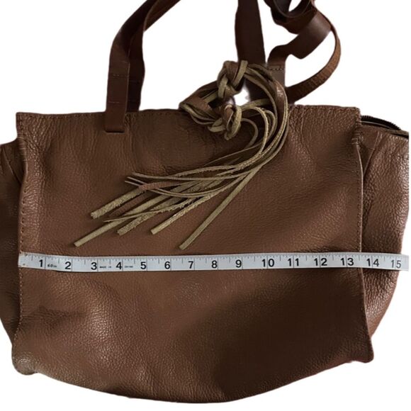 Carla Mancini Carmel camel brown tassel bag - Picture 15 of 15